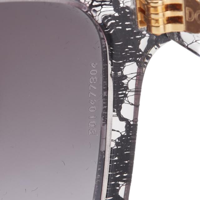 ドルチェアンドガッバーナ サングラス DG4190-A クリア ブラック プラスチック レディース DOLCE&GABBANA 【中古】_5