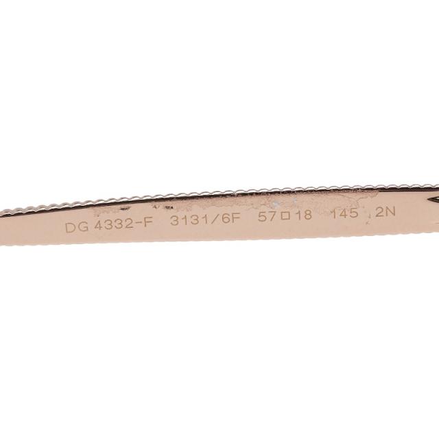 ドルチェアンドガッバーナ サングラス DG4332-F ピンク プラスチック レディース DOLCE&GABBANA 【中古】_4