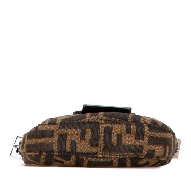 フェンディ ズッカ ミニ クロワッサン ハンドバッグ ポーチ 25673