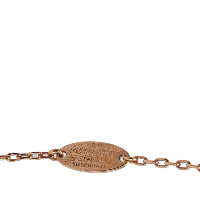 ルイ ヴィトン ストラスハート ネックレス M68159 ゴールド レッド ピンク メッキ ラインストーン レディース LOUIS VUITTON 【中古】_5