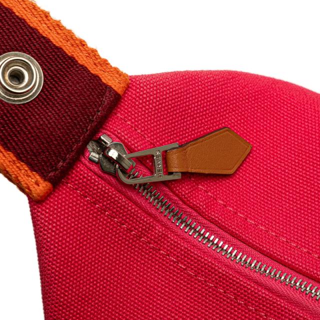 エルメス ブリッドアブラックPM ハンドバッグ ハイビスカス ピンク