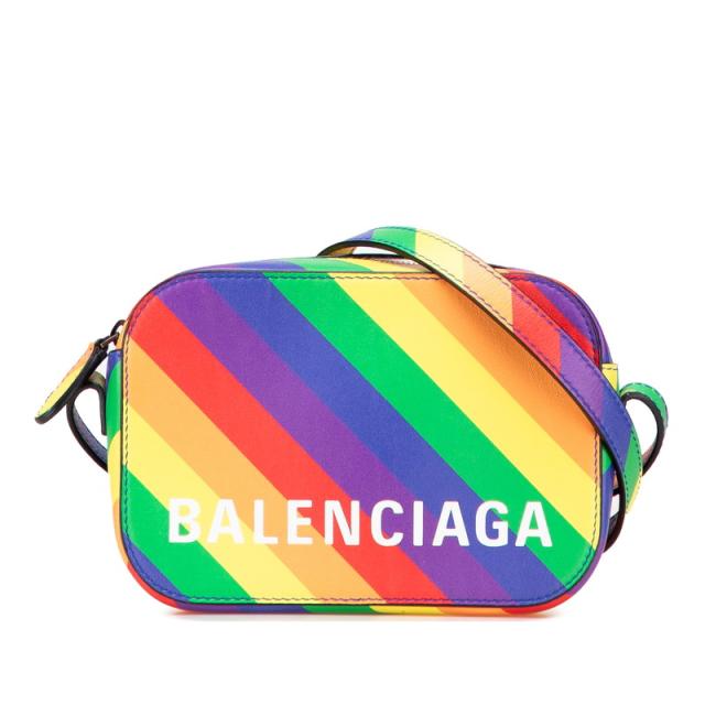 バレンシアガ ヴィル ショルダーバッグ カメラバッグ 558171 マルチカラー レザー レディース BALENCIAGA 【中古】
