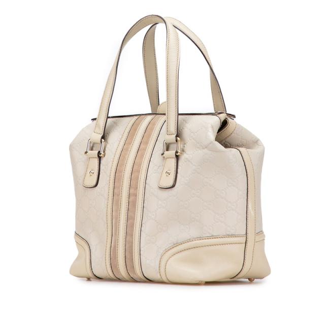 グッチ グッチシマ ハンドバッグ ドクターズバッグ 146002 ベージュ レザー レディース GUCCI 【中古】_1