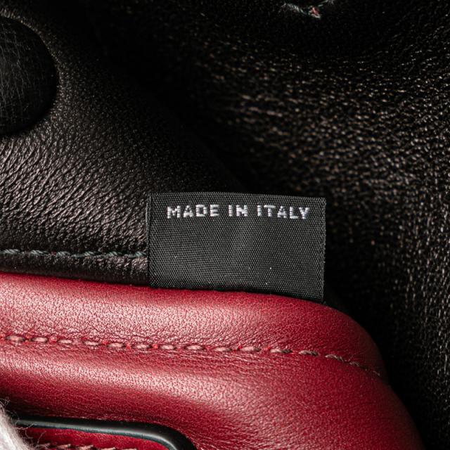 プラダ チェーン ショルダーバッグ B5105C レッド レザー レディース