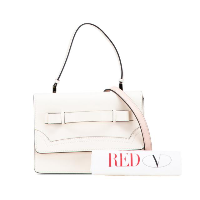 ヴァレンティノ ハンドバッグ ショルダーバッグ 2WAY ホワイト ピンク レザー レディース VALENTINO 【中古】_8