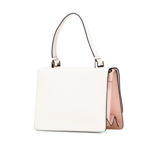 ヴァレンティノ ハンドバッグ ショルダーバッグ 2WAY ホワイト ピンク レザー レディース VALENTINO 【中古】_1