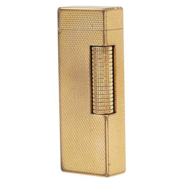 dunhill ダンヒル ガスライター 着火未確認 ゴールド系 □
