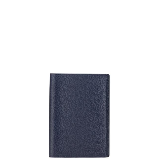 パネライ パスケース ネイビー レザー メンズ PANERAI 【中古】