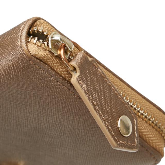 VivienneWestwood 長財布 レザー ラウンドファスナー ブラウン