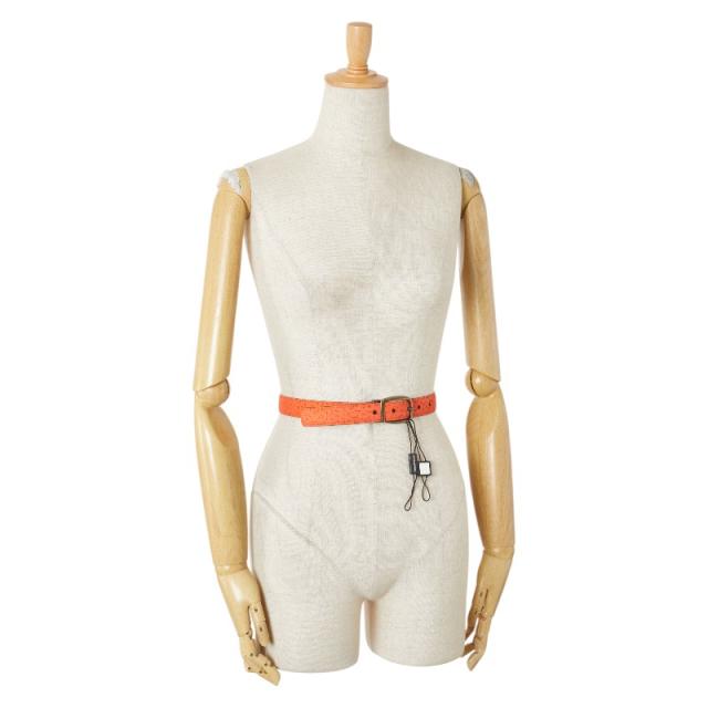 ドルチェアンドガッバーナ ベルト 100.40 BC3953 オレンジ レザー