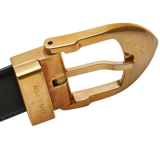 ルイ ヴィトン サンチュール クラシック ベルト M6883U ブラック