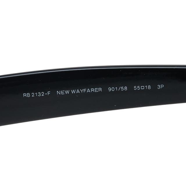 レイバン NEW WAYFARER サングラス RB2132-F ブラック プラスチック メンズ Ray-Ban 【中古】_4