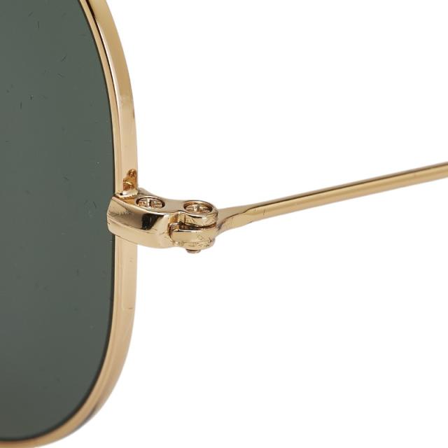レイバン AVIATOR アビエーター ティアドロップ サングラス RB3025 ゴールド メタル プラスチック メンズ Ray-Ban 【中古】_3