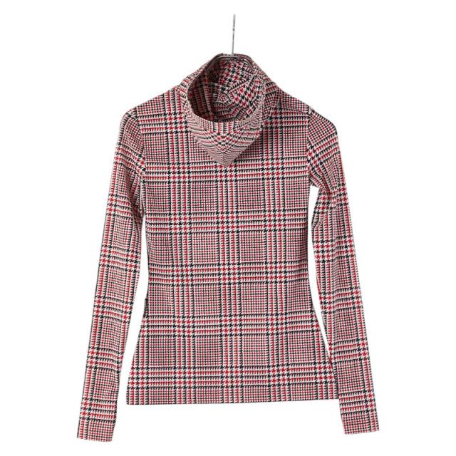 バーバリー グレンチェック パーカー プルオーバー サイズ：XS マルチカラー ポリウレタン ポリアミド レディース BURBERRY 【中古】 バーバリー グレンチェック パーカー プルオーバー サイズ：XS マルチ