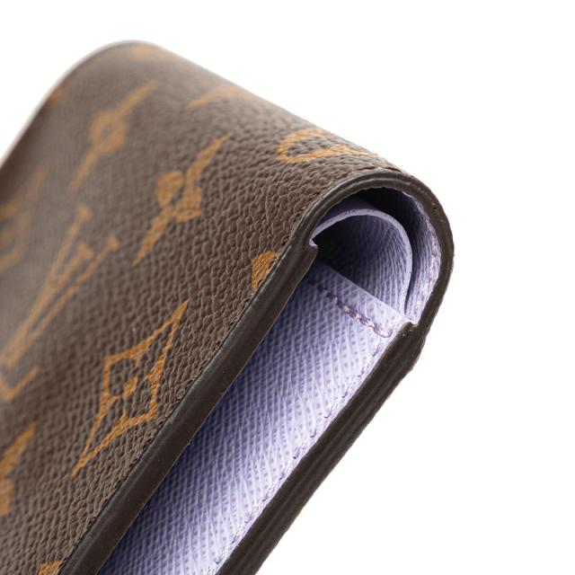 ルイ ヴィトン モノグラム ポルトフォイユ リサ 二つ折り財布 M82415 ブラウン PVC レザー レディース LOUIS VUITTON 【中古】_4