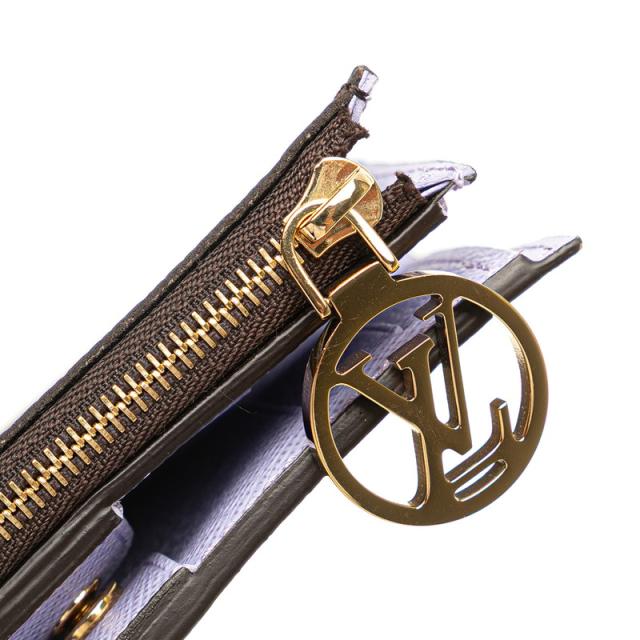 ルイ ヴィトン モノグラム ポルトフォイユ リサ 二つ折り財布 M82415 ブラウン PVC レザー レディース LOUIS VUITTON 【中古】_7
