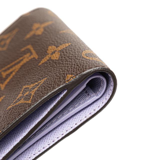 ルイ ヴィトン モノグラム ポルトフォイユ リサ 二つ折り財布 M82415 ブラウン PVC レザー レディース LOUIS VUITTON 【中古】_3