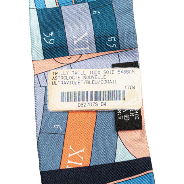 エルメス ツイリー ASTROGIE NOUVELLE 新たなる占星術 スカーフ ブルー