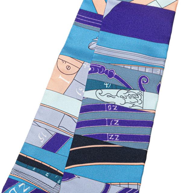 エルメス ツイリー ASTROGIE NOUVELLE 新たなる占星術 新品 エルメス ツイリー ASTROGIE NOUVELLE 新たなる占星術 スカーフ ブルー