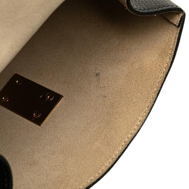 クロエ ドリュー 斜め掛け チェーン ショルダーバッグ ブラック ベージュ レザー レディース Chloe 【中古】_3