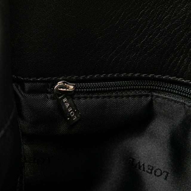 ロエベ アナグラム ハンドバッグ トートバッグ ブラック レザー レディース LOEWE 【中古】_6