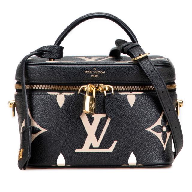ルイ ヴィトン モノグラム アンプラント ヴァニティPM バニティバッグ ショルダーバッグ 2WAY M45780 ブラック LOUIS VUITTON 【中古】