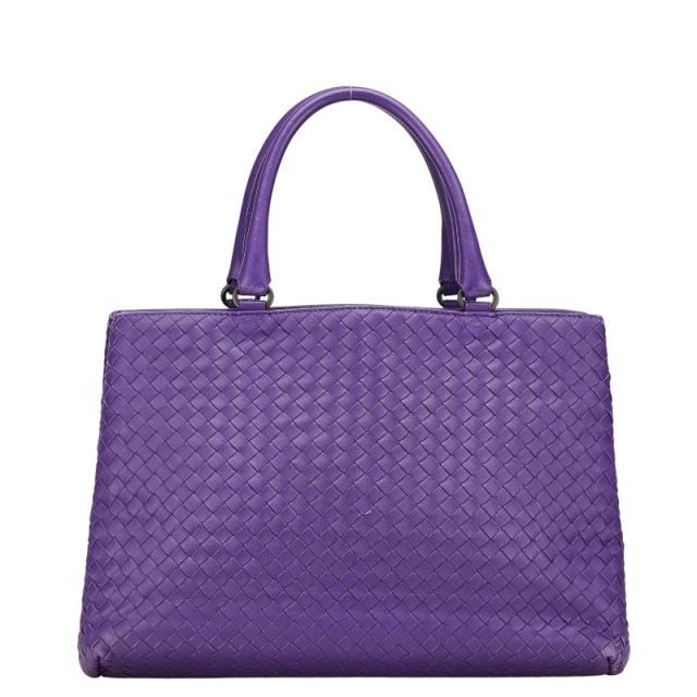 大人気] ボッテガ・ヴェネタ BOTTEGA VENETA トートバッグ 紫 ボッテガ