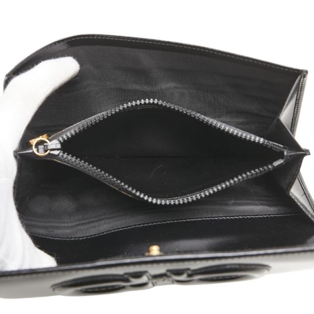 サルヴァトーレフェラガモ ガンチーニ 長財布 227555 ブラック