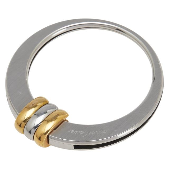 カルティエ マスト ドゥ カルティエ トリニティ マネークリップ シルバー ゴールド メタル メンズ CARTIER 【中古】