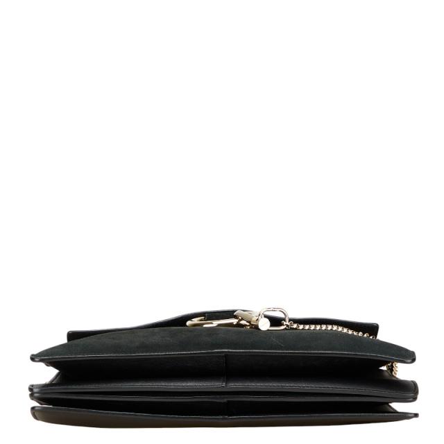 クロエ フェイ ミディアム ショルダーバッグ ブラック ベージュ