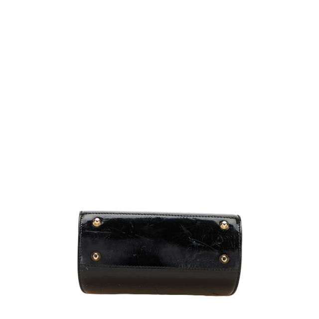 ディオール ハンドバッグ ショルダーバッグ 2WAY ブラック ゴールド パテントレザー レディース Dior 【中古】_2