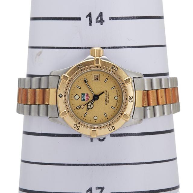 タグホイヤー プロフェッショナル 200 コンビ　964.008 金文字盤 タグホイヤー プロフェッショナル 腕時計 964.008-2 クオーツ ゴールド