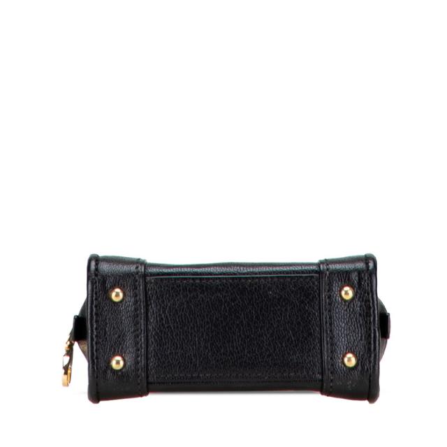 ロエベ アナグラム アマソナ マイクロミニ ハンドバッグ ショルダーバッグ 2WAY ブラック レザー レディース LOEWE 【中古】_2