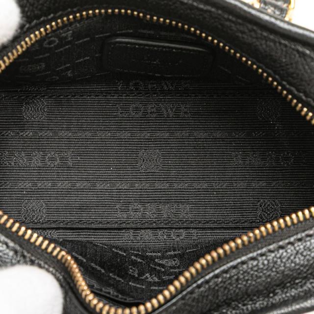 ロエベ アナグラム アマソナ マイクロミニ ハンドバッグ ショルダーバッグ 2WAY ブラック レザー レディース LOEWE 【中古】_7