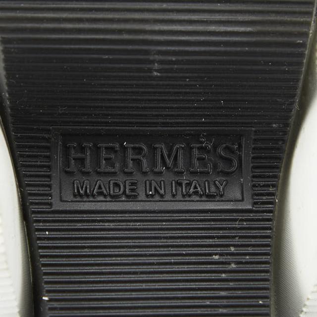 エルメス エクレール スニーカー スリッポン サイズ：37 ホワイト