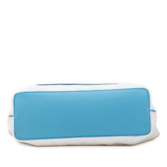 エルメス ジャルディニエPM ワンショルダーバッグ トートバッグ ブルー