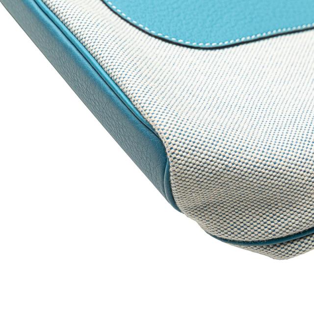 エルメス ジャルディニエPM ワンショルダーバッグ トートバッグ ブルー