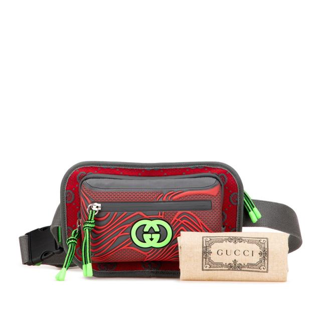 グッチ GGナイロン ベルトバッグ ボディバッグ ウエストバッグ 752102