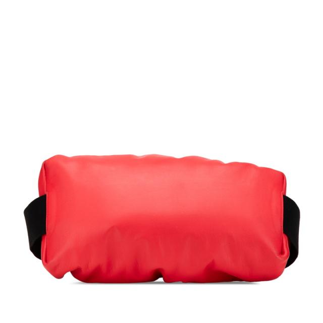 ボッテガヴェネタ ザ ポーチ ボディバッグ レッド ブラック レザー