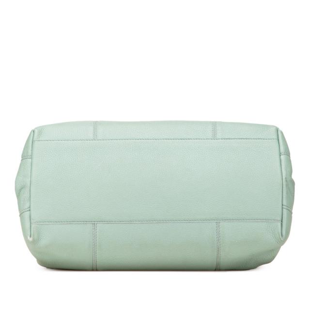 ボッテガヴェネタ イントレチャート ローマ ハンドバッグ グリーン系  