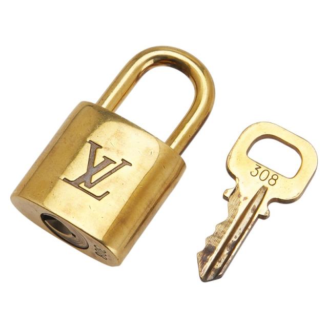 ルイ ヴィトン カデナ 南京錠 キー 5点セット ゴールド メッキ レディース LOUIS VUITTON 【中古】_2