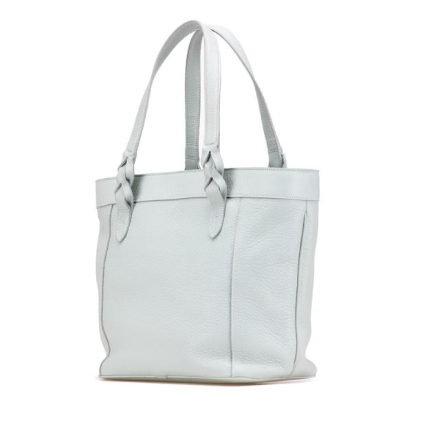 ロエベ アナグラム フスタ ハンドバッグ トートバッグ ベビーブルー レザー レディース LOEWE 【中古】_1