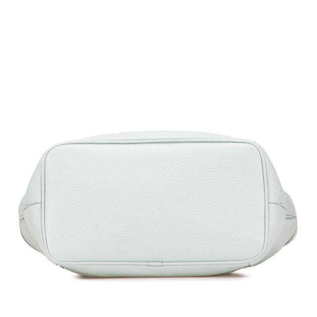 ロエベ アナグラム フスタ ハンドバッグ トートバッグ ベビーブルー レザー レディース LOEWE 【中古】_2