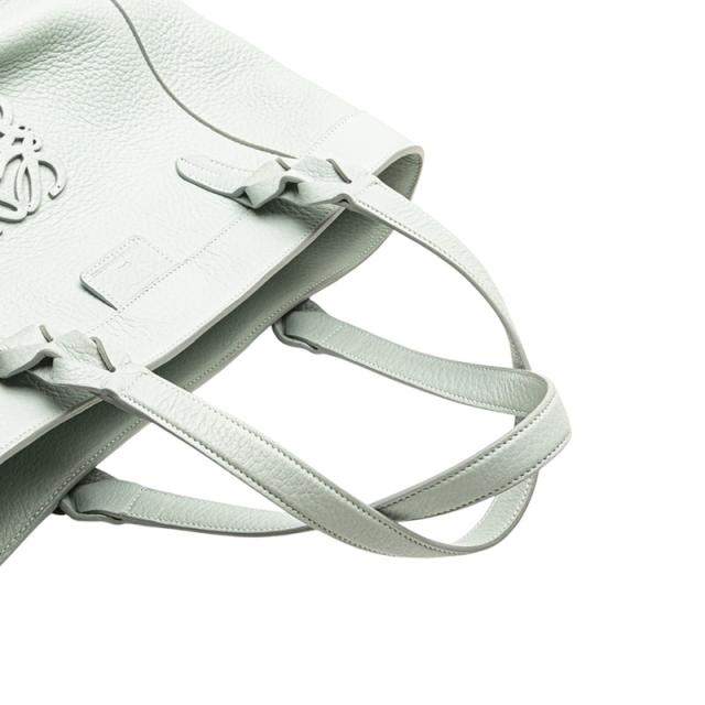 ロエベ アナグラム フスタ ハンドバッグ トートバッグ ベビーブルー レザー レディース LOEWE 【中古】_4