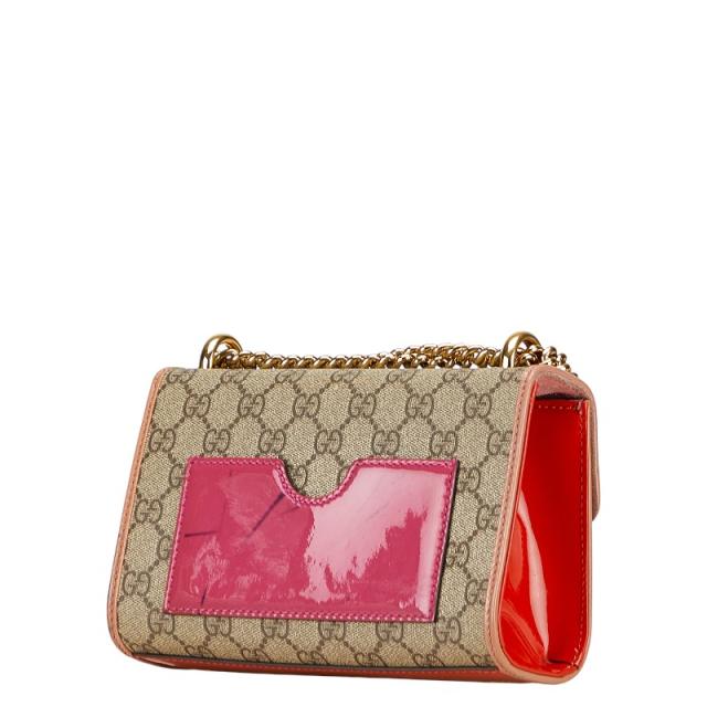 グッチ GGスプリーム ショルダーバッグ 409487 ベージュ レッド