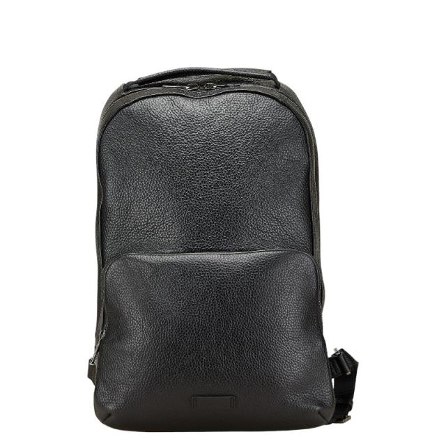 コールハーン リュック バックパック F11518 ブラック レザー メンズ COLE HAAN 【中古】