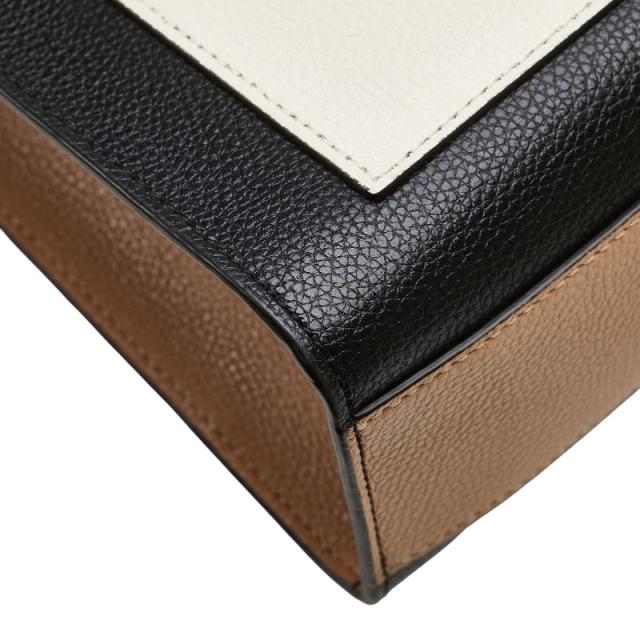 マークジェイコブス トートバッグ ブラック ホワイト レザー