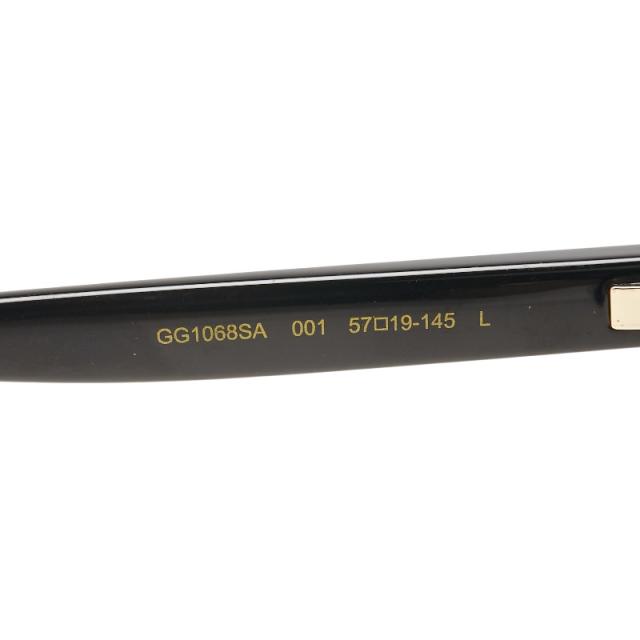 グッチ アジアンフィット サングラス GG1068SA ブラック プラスチック