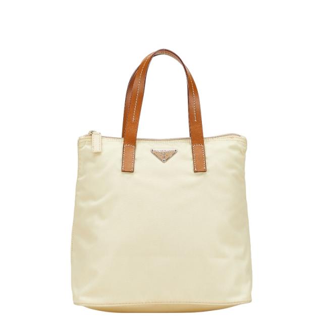 PRADA プラダ 2way ショルダー トートバッグ 三角ロゴ 白タグ ブラック