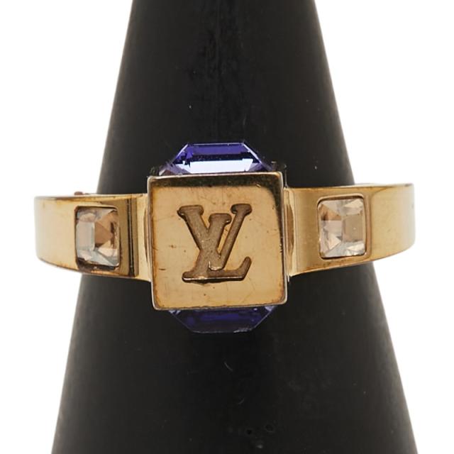 【美品】Louis Vuitton バーグギャンブル　ゴールド指輪　Mサイズ ルイ ヴィトン バーグ ギャンブル リング 指輪 #M M65098 ゴールド